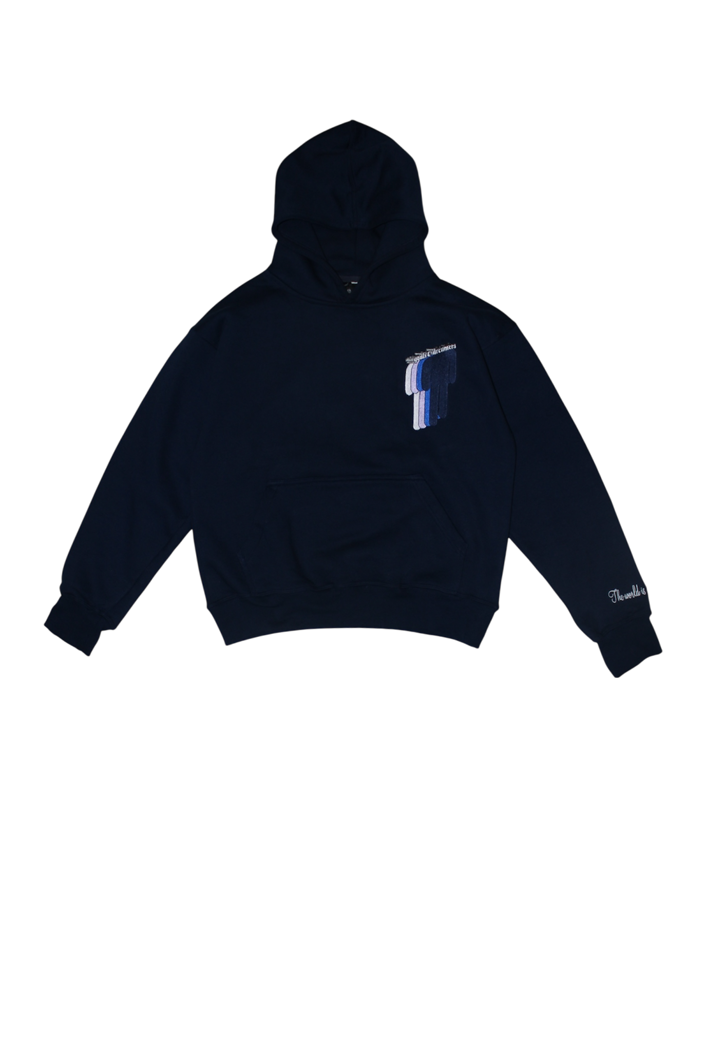 TWIYTC navy blue hoodie