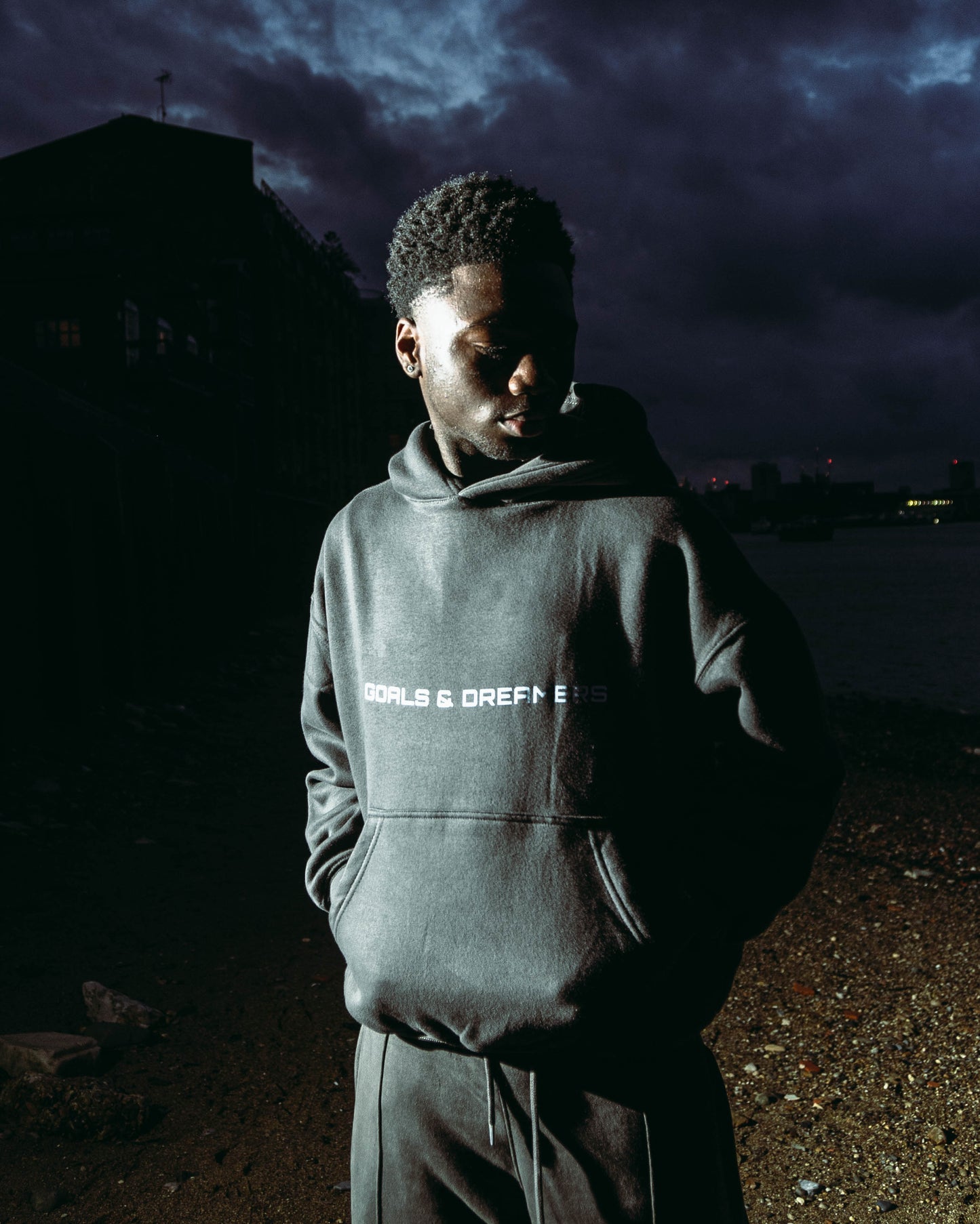 Echelon hoodie charcoal grey
