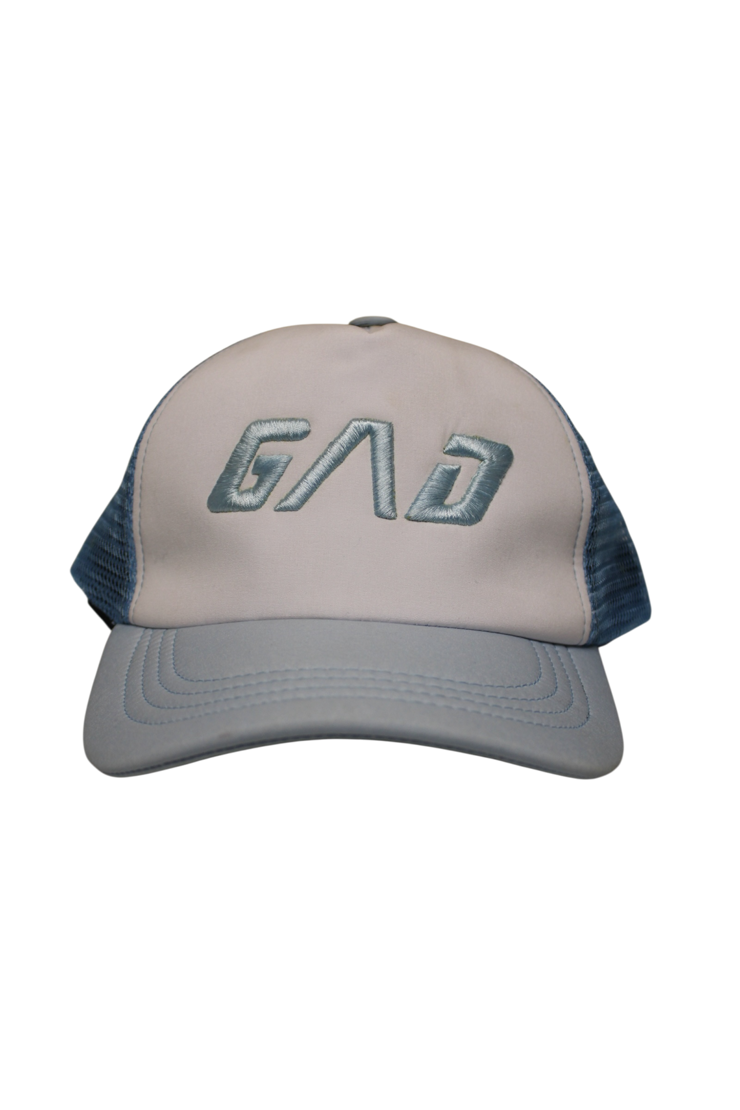 GAD logo trucker cap sky blue