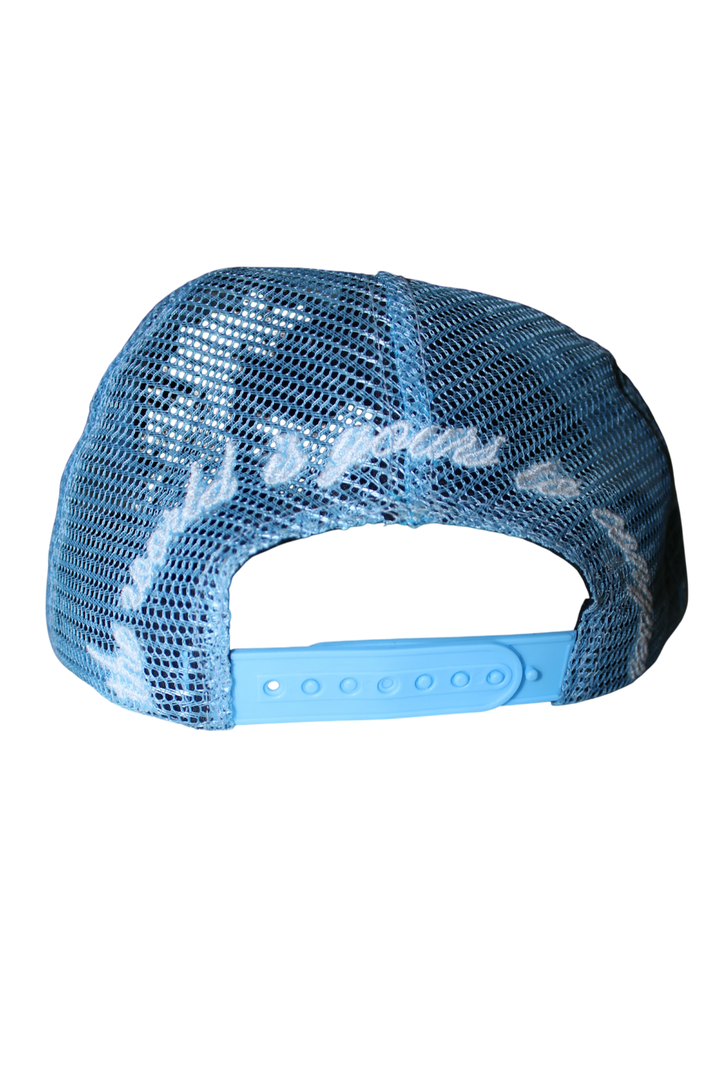 GAD logo trucker cap sky blue