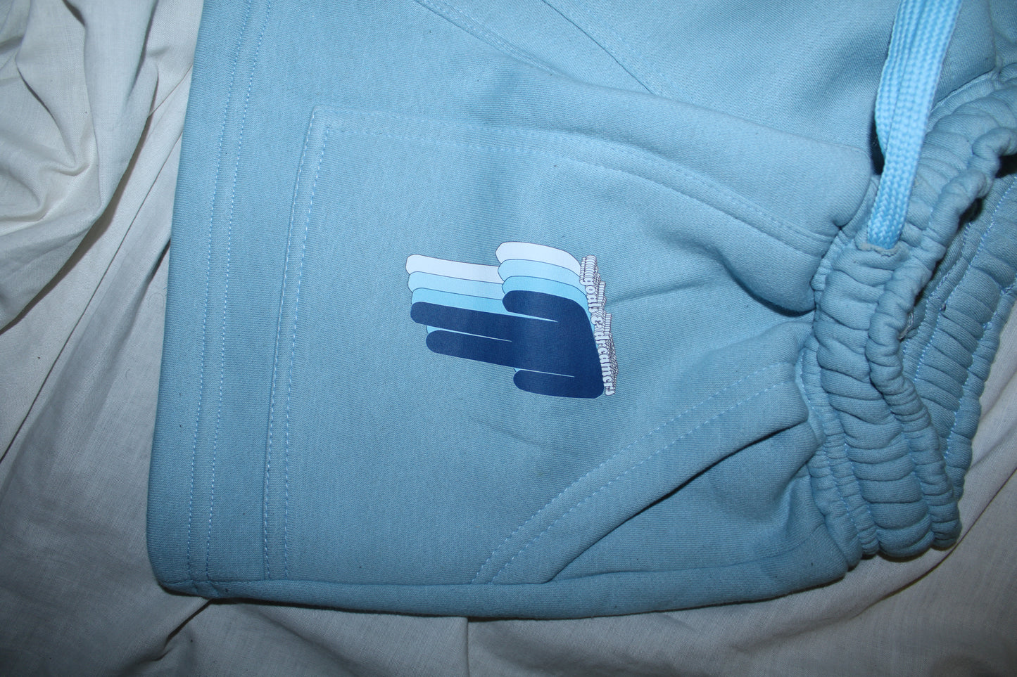 TWIYTC sky blue shorts
