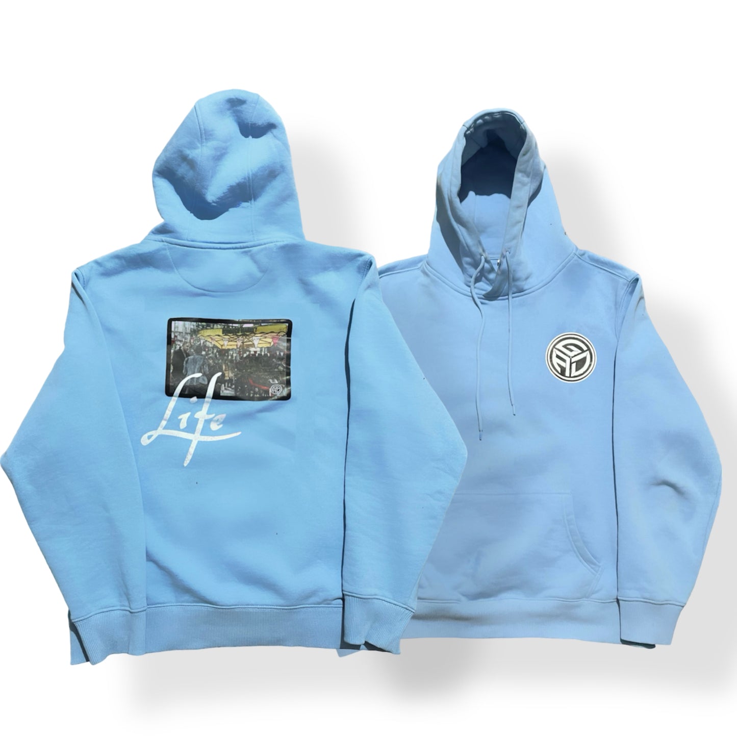 Life hoodie (blue)