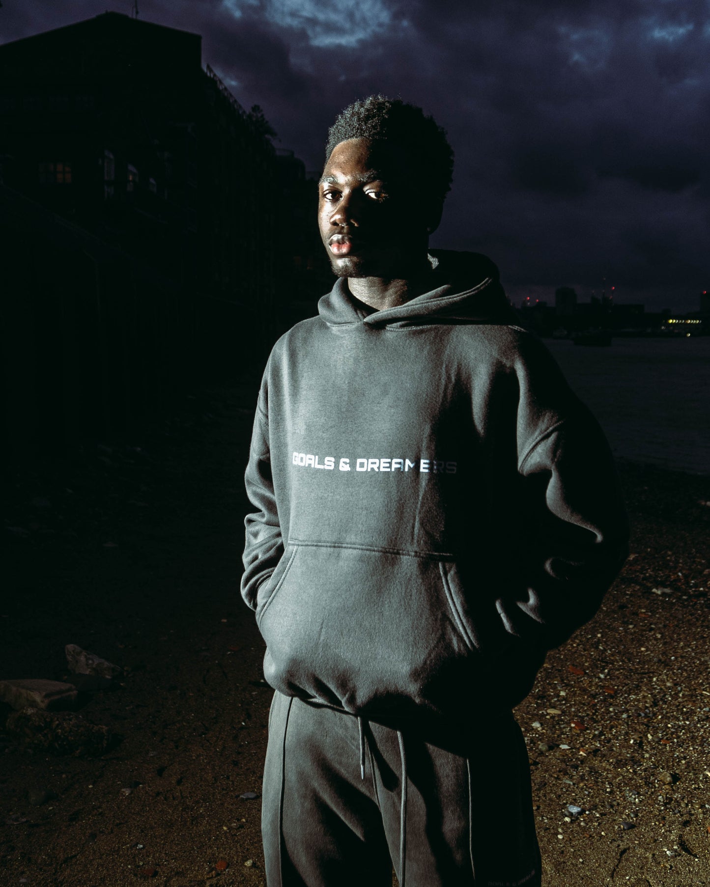 Echelon hoodie charcoal grey