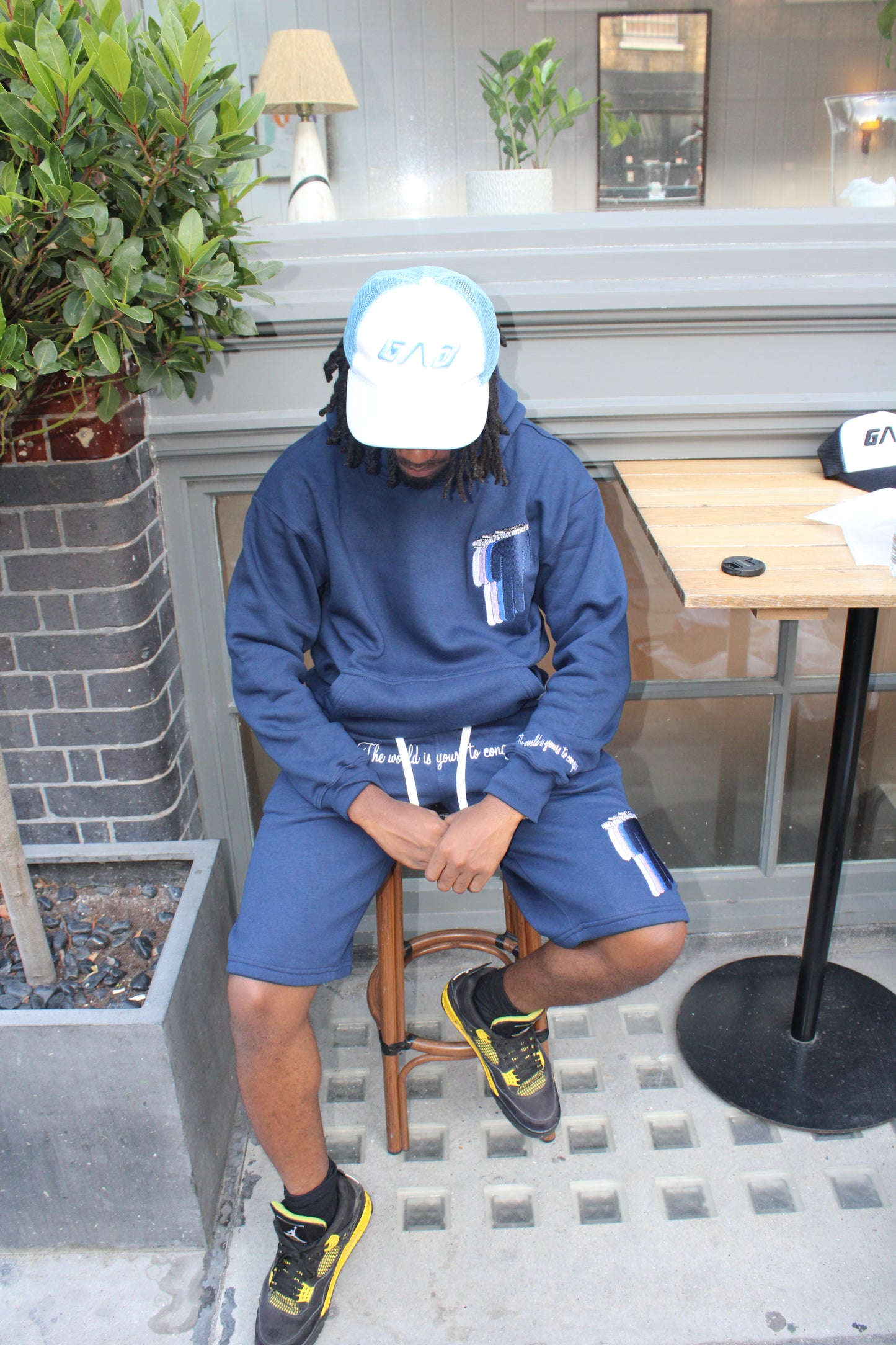TWIYTC navy blue hoodie