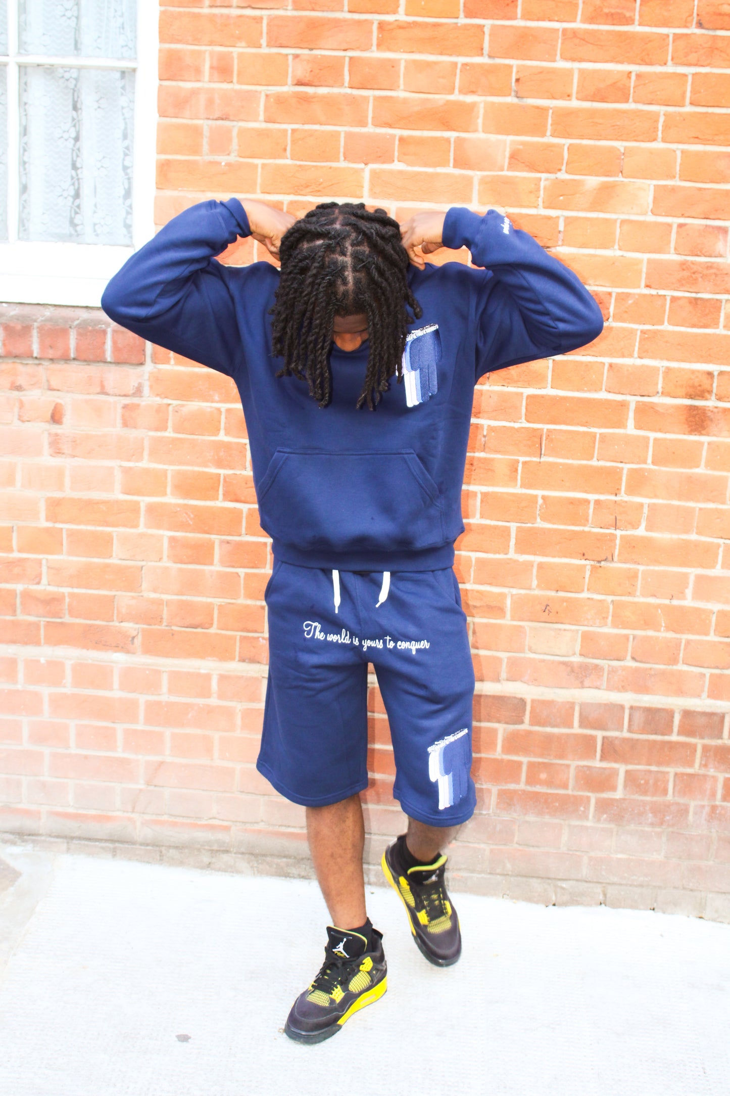TWIYTC navy blue hoodie