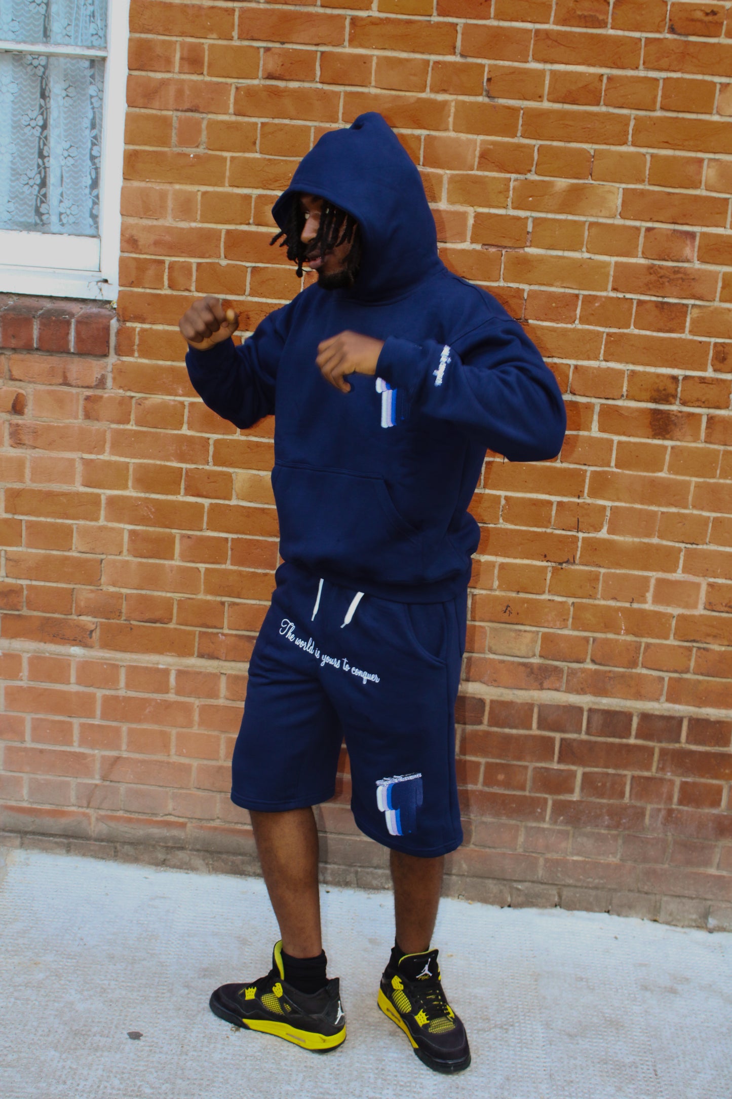TWIYTC navy blue hoodie