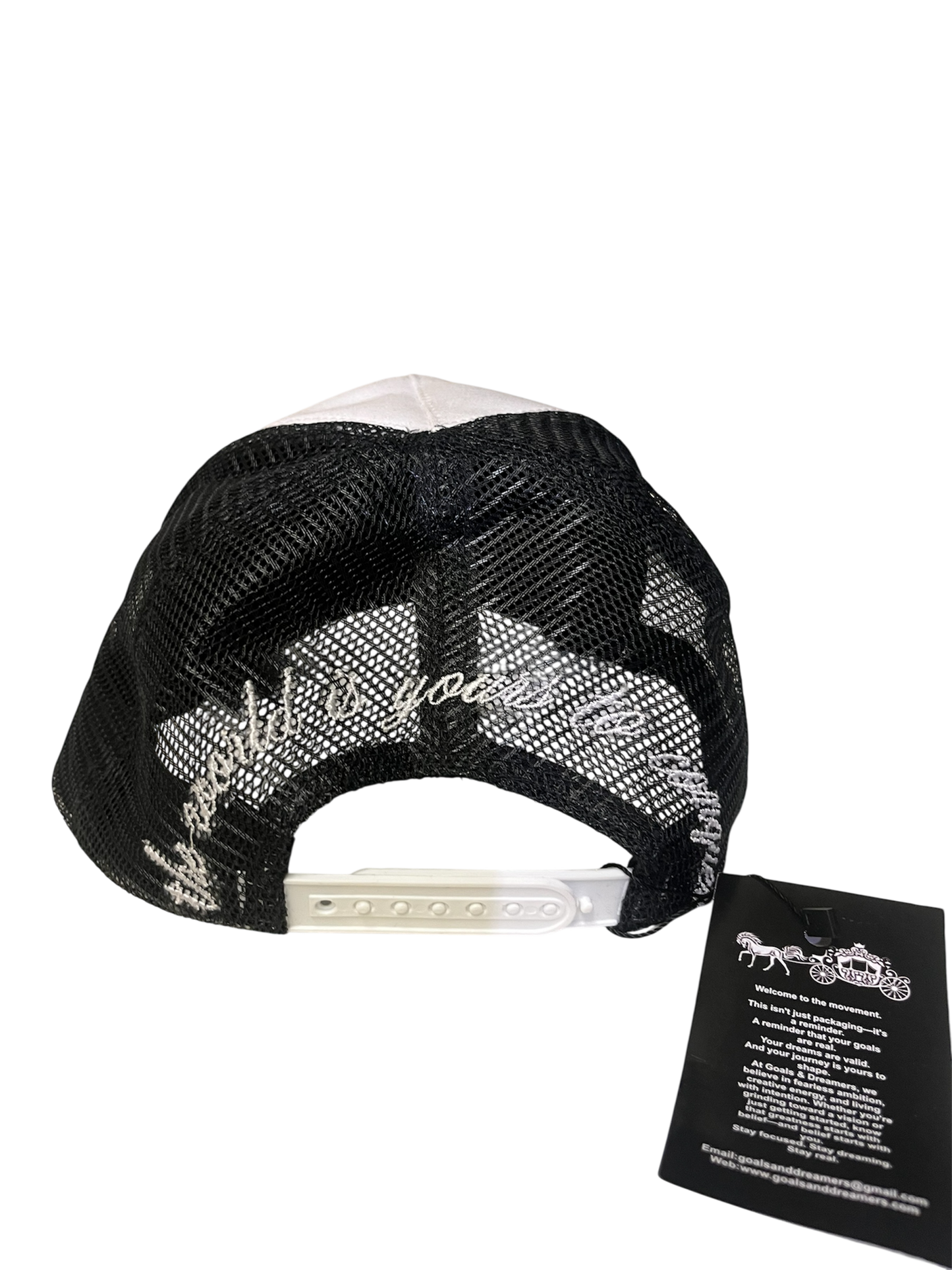 GAD logo trucker cap black